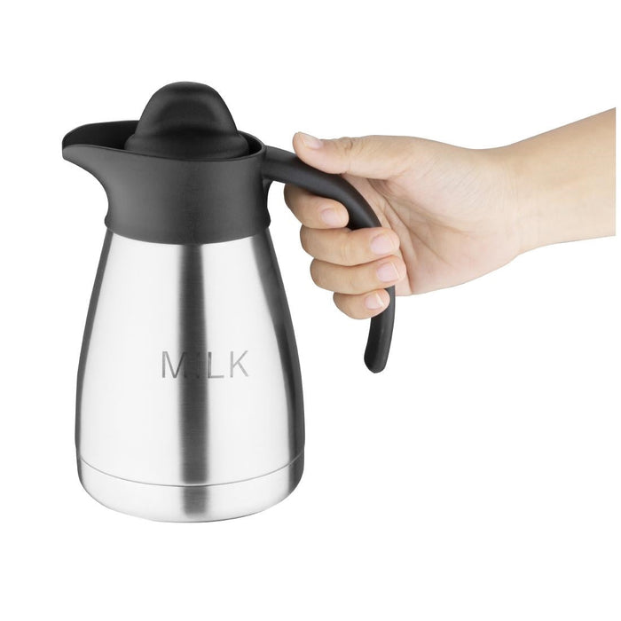 Olympia Screwtop Vacuum Milk Jug 500ml Olympia