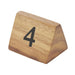 Olympia Acacia Table Number Signs Numbers 1-10 Olympia
