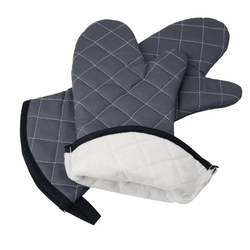 Vogue Flame Retardant Charcoal Oven Mitt 17" Vogue