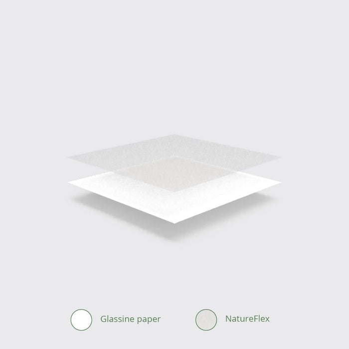 Vegware Compostable Glassine Hot Food Bags With NatureFlex Window Large (Pack of 500) Vegware