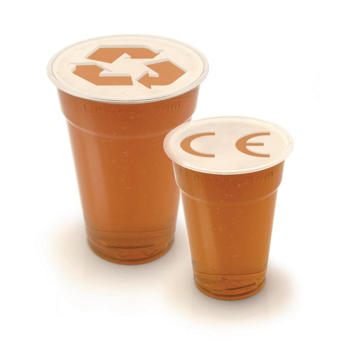 Huhtamaki Disposable Pint to Brim Tumblers UKCA CE Marked (500 Pack) Huhtamaki