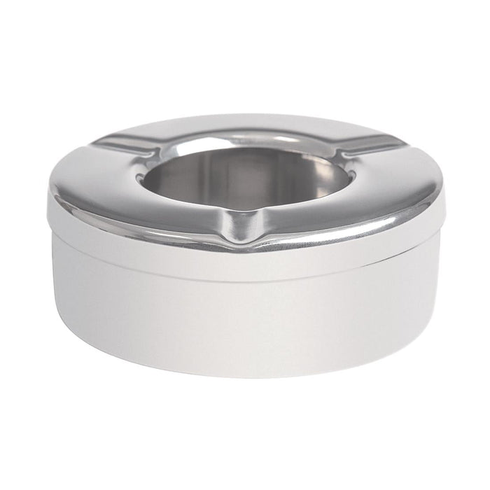 Olympia Stainless Steel Windproof Ashtray 90mm (6 Pack) Olympia