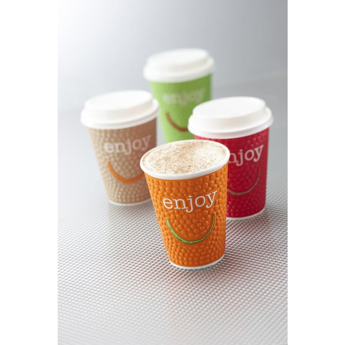 Huhtamaki Enjoy Double Wall Disposable Hot Cups 250ml (875 Pack) Huhtamaki