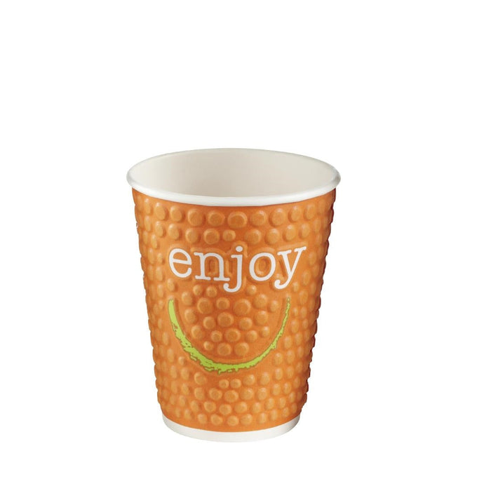 Huhtamaki Enjoy Double Wall Disposable Hot Cups 250ml (875 Pack) Huhtamaki