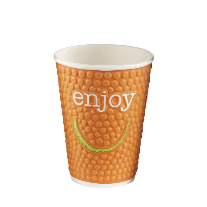 Huhtamaki Enjoy Double Wall Disposable Hot Cups 340ml / 12oz (680 Pack) Huhtamaki