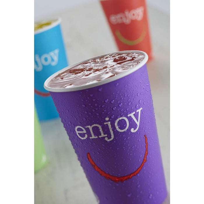 Huhtamaki Enjoy Paper Cold Cups 340ml / 12oz (1900 Pack) Huhtamaki