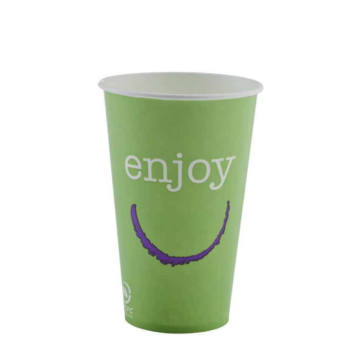 Huhtamaki Enjoy Paper Cold Cups 340ml / 12oz (1900 Pack) Huhtamaki