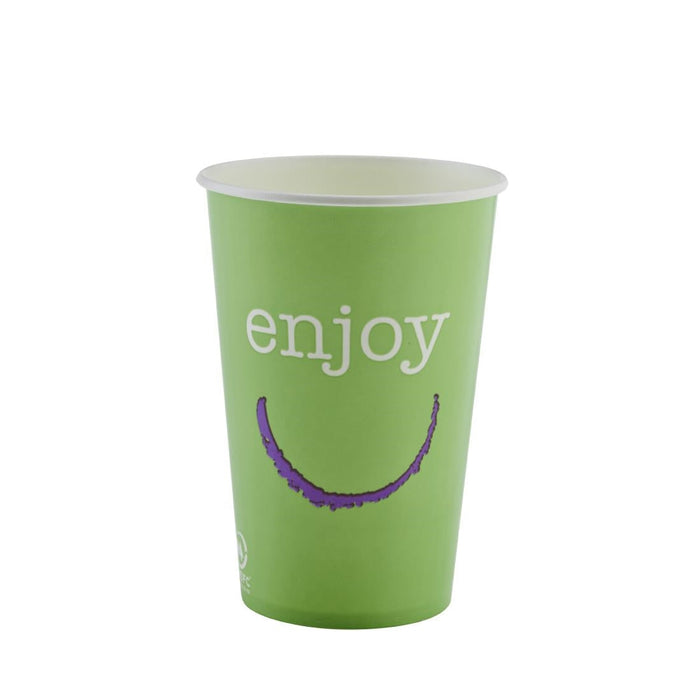 Huhtamaki Enjoy Paper Cold Cups 455ml / 16oz (1000 Pack) Huhtamaki