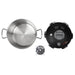 Artame Luna Stainless Steel High Capacity Pressure Cooker 32cm Artame