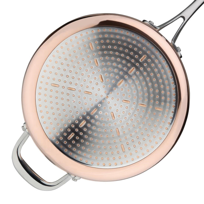Vogue Copper Tri-Wall Sauté Pan 24cm Vogue
