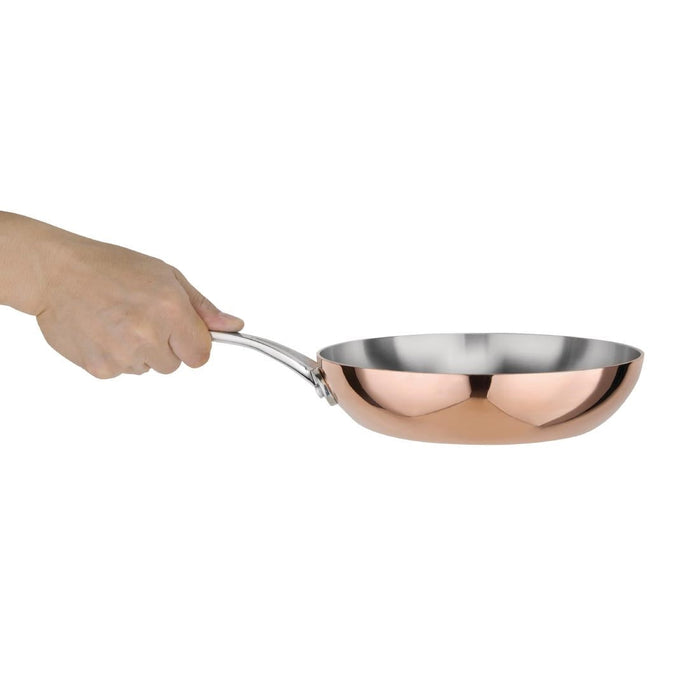 Vogue Copper Tri-Wall Frying Pan 20cm Vogue
