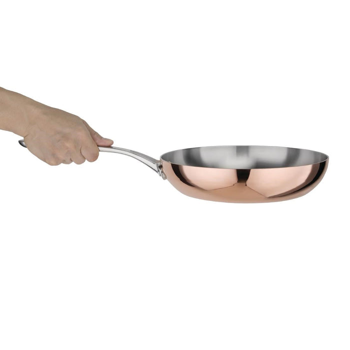 Vogue Copper Tri-Wall Frying Pan 24cm Vogue