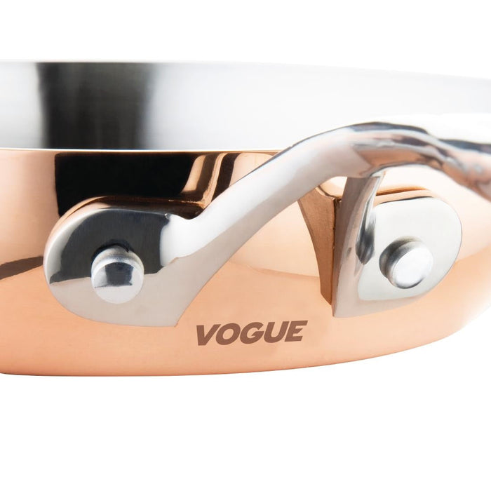 Vogue Copper Tri-Wall Frying Pan 24cm Vogue