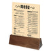 Olympia Acacia Menu Holder (10 Pack) Olympia