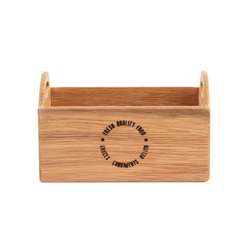 Olympia Oak Printed Table Caddy 230mm Olympia