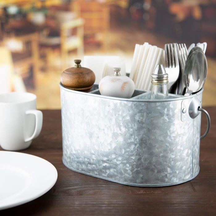 Olympia Galvanised Steel Table Tidy Olympia