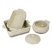 Olympia Cream And Taupe Ceramic Roasting Dish 2.5Ltr Olympia