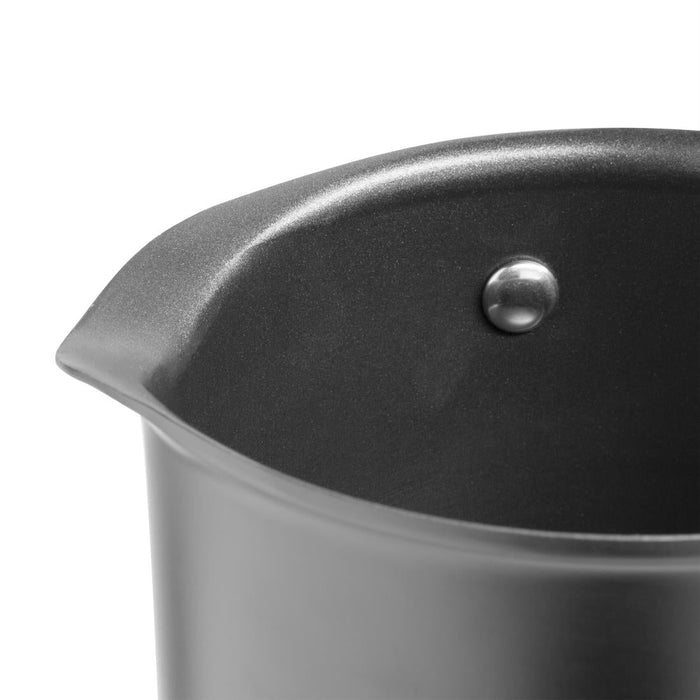Vogue Aluminium Non-Stick Milk Pan 14cm Vogue