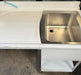 Commercial Stainless Steel Sink for Dishwashers 1 Bowl Right Bottom Shelf 120cm Canmac B-GRADE
