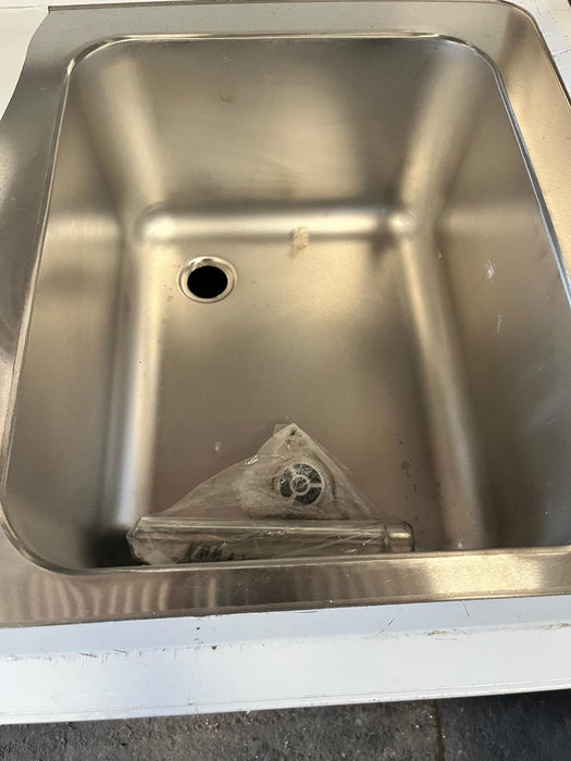 Commercial Stainless Steel Sink for Dishwashers 1 Bowl Right Bottom Shelf 120cm Canmac B-GRADE