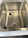 Commercial Stainless Steel Sink for Dishwashers 1 Bowl Right Bottom Shelf 120cm Canmac B-GRADE