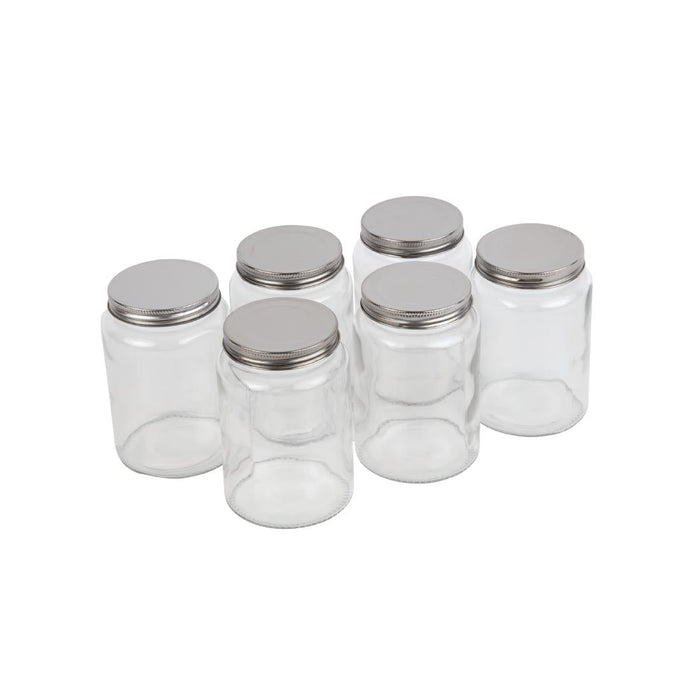 Vogue Glass Screw Top Preserving Jar 550ml (6 Pack) Vogue