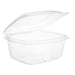 Vegware Compostable PLA Hinged-Lid Deli Containers 473ml / 16oz (300 Pack) Vegware