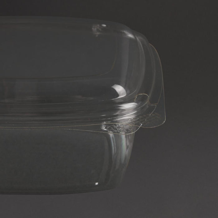 Vegware Compostable PLA Hinged-Lid Deli Containers 473ml / 16oz (300 Pack) Vegware