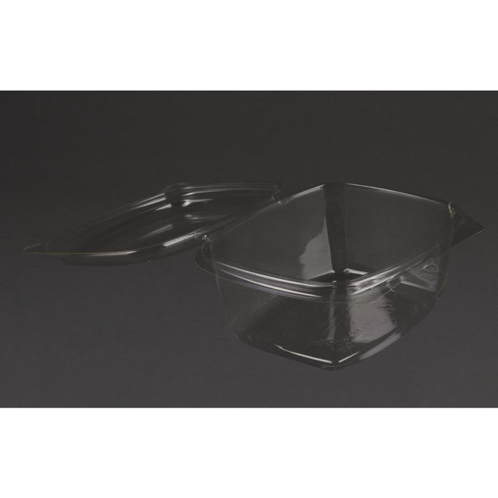 Vegware Compostable PLA Hinged-Lid Deli Containers 473ml / 16oz (300 Pack) Vegware