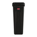 Rubbermaid Slim Jim Bin with Venting Channels Black 87Ltr Slim Jim
