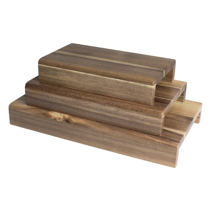 Set of 3, different-sized risers
