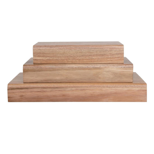 Olympia Acacia Wood Riser Set (3 Pack) Olympia