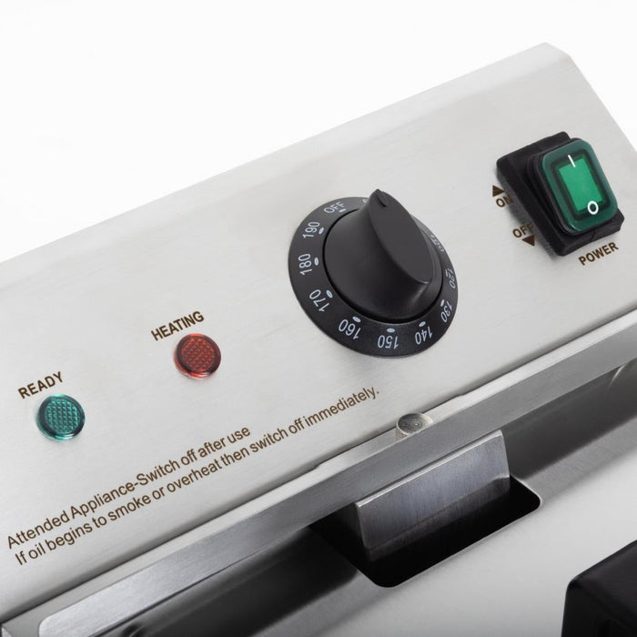 Buffalo Single Tank Single Basket Induction Fryer 3kW Buffalo