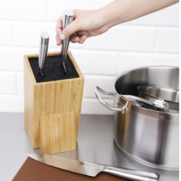 Vogue Wooden Universal Knife Block Vogue