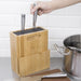 Vogue Wooden Universal Knife Block and Chopping Board Vogue