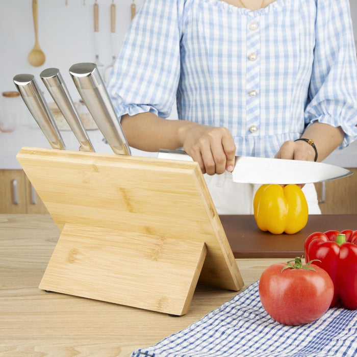 Vogue Wooden Magnetic Knife Stand Vogue