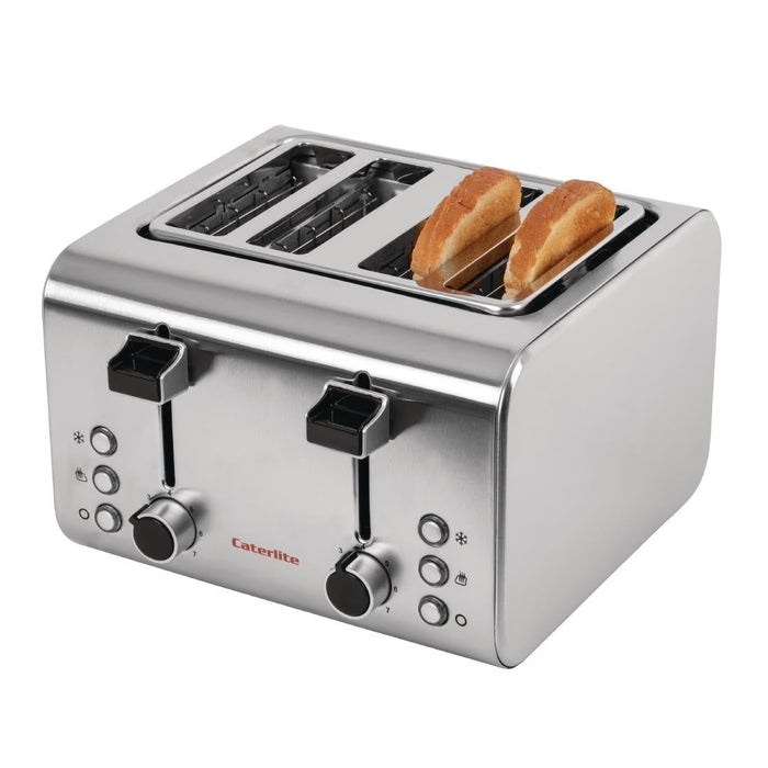 Caterlite 4 Slot Stainless Steel Toaster Caterlite