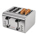 Caterlite 4 Slot Stainless Steel Toaster Caterlite