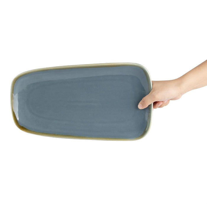 Olympia Kiln Platter Ocean 335mm (4 Pack) Olympia