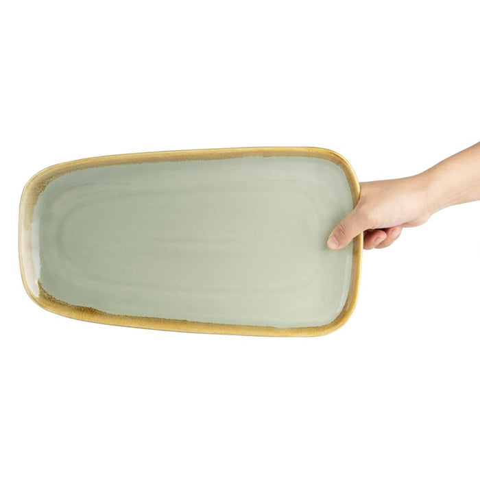 Olympia Kiln Platter Moss 335mm (4 Pack) Olympia