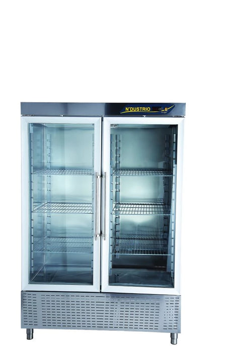 UPRIGHT PATISSERIE DEEP FREEZER - 2 FULL GLASS DOORS