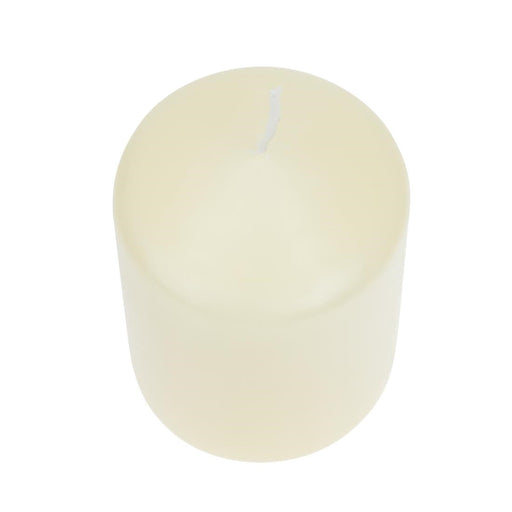 Bolsius Ivory Pillar Short Candles 3" (12 Pack) Bolsius