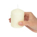 Bolsius Ivory Pillar Short Candles 3" (12 Pack) Bolsius
