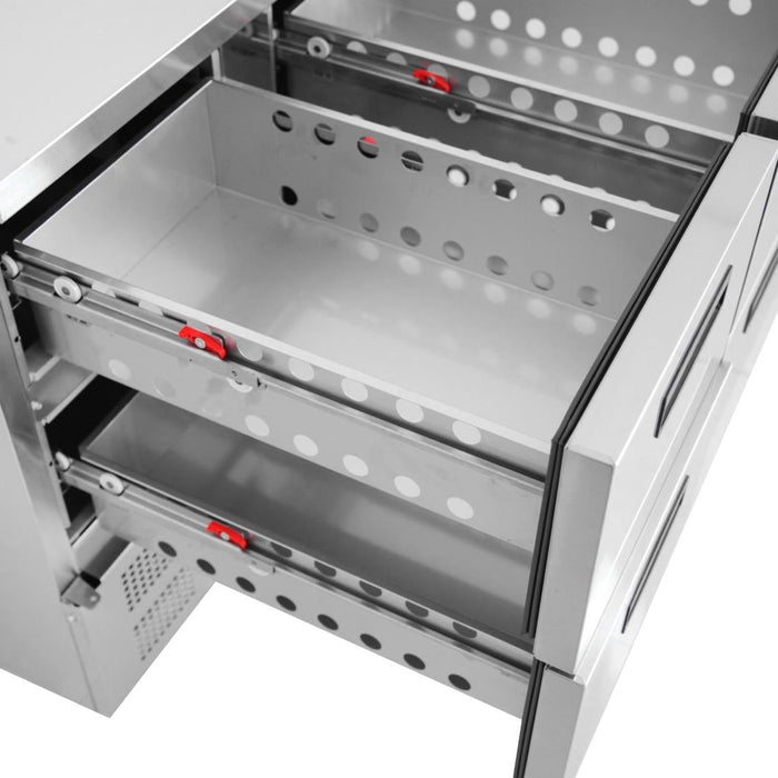 Polar G-Series Six Drawer Counter Fridge Polar