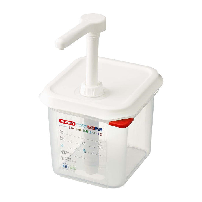Capacity: 2.6Ltr. Material: Polypropylene. Size: 1/6 GN