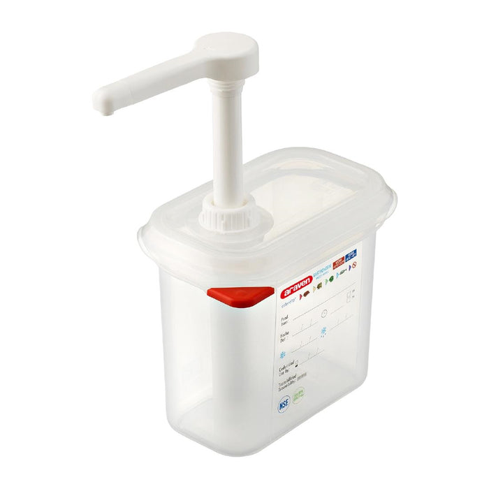 Capacity: 1.5Ltr. Material: Polypropylene. Size: 1/9 GN