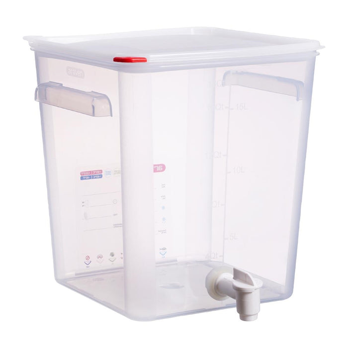 Capacity: 18Ltr. Material: Polypropylene
