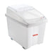 Araven Transparent Mobile Ingredient Bin 100Ltr Araven