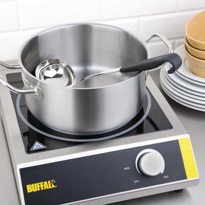 Vogue Black Handled Ladle 130ml Vogue