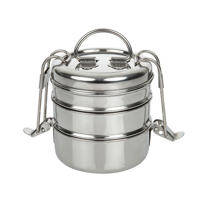 Utopia 3 Tier Tiffin Tin 115mm (6 Pack) Utopia